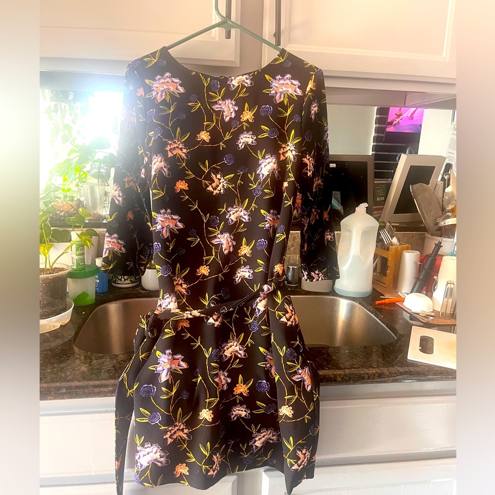 H&M Black Long Sleeve Bell Sundress